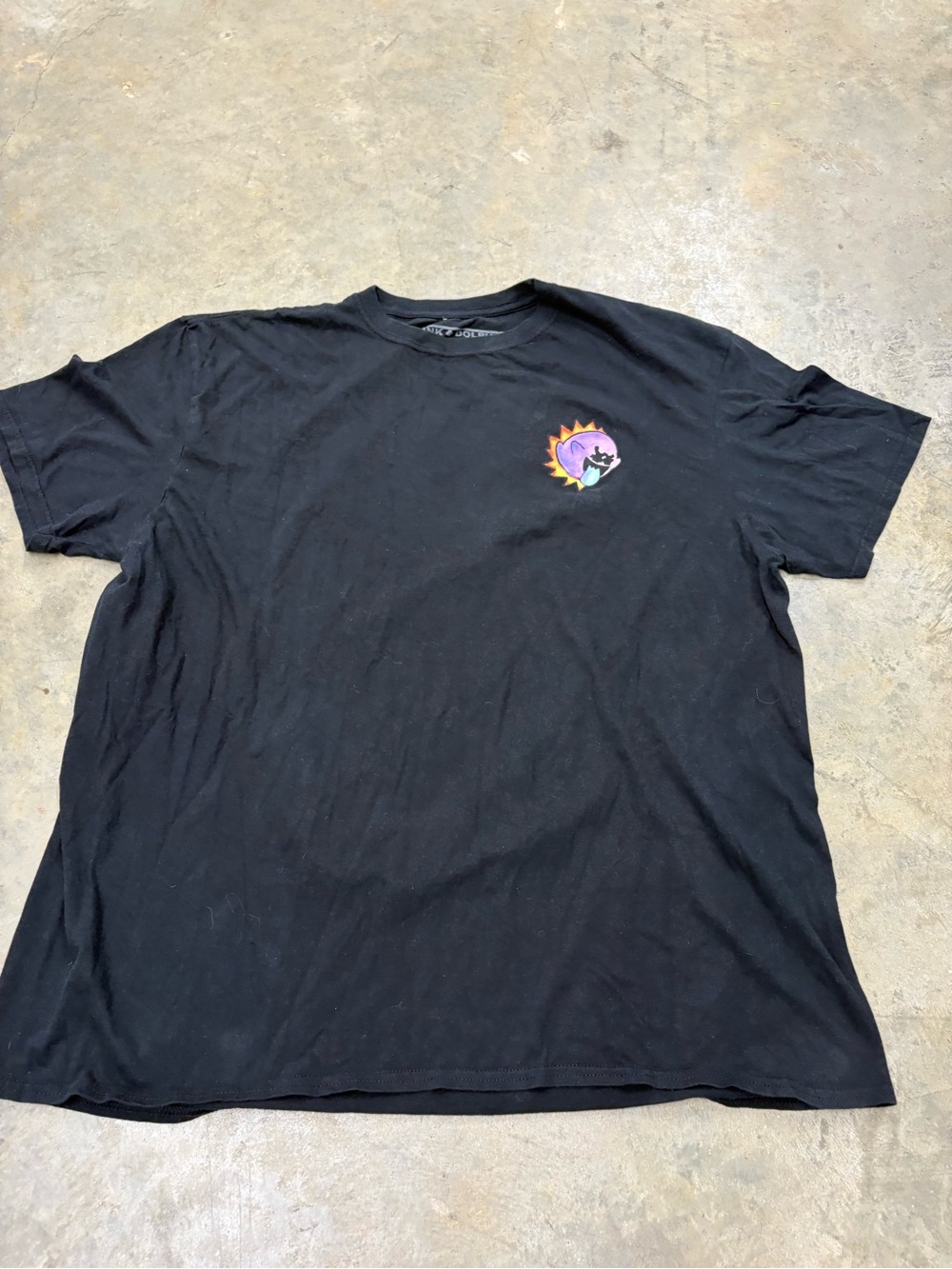 Pink Dolphin Graphic Tee Journey Into The Deep Ghost Black T-Shirt Men’s XXL